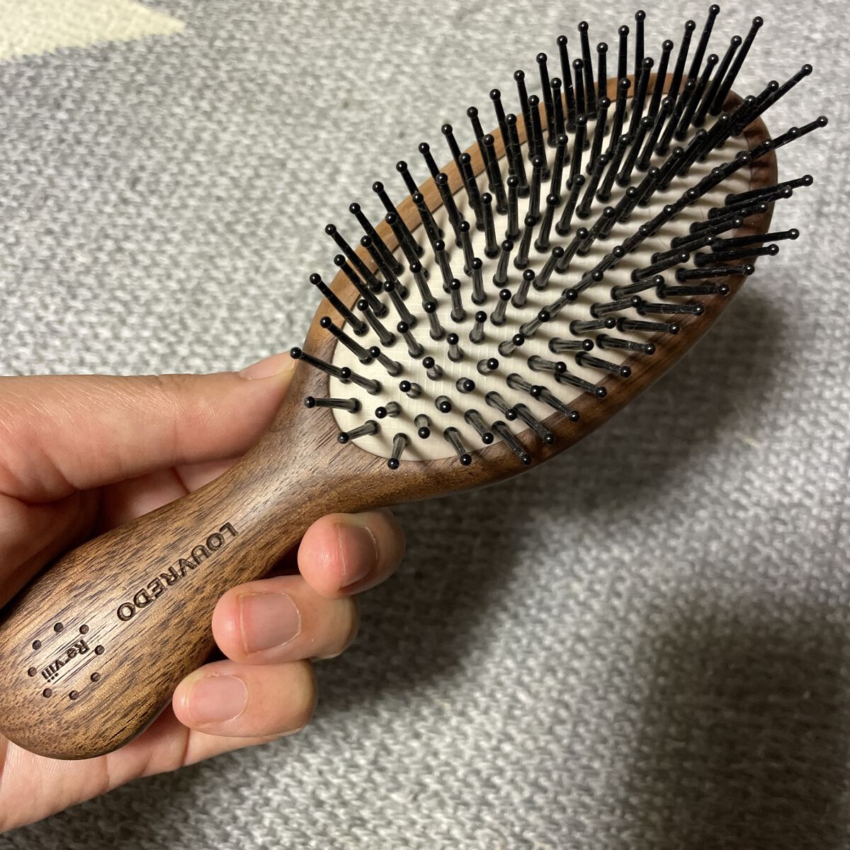 クッションブラシ/ルーヴルドージャパン/ヘアブラシを使ったクチコミ（1枚目）