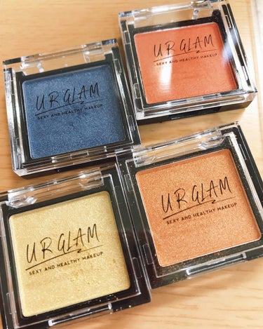 UR GLAM　POWDER EYESHADOW ブライトイエロー/U R GLAM/シングルアイシャドウを使ったクチコミ（1枚目）