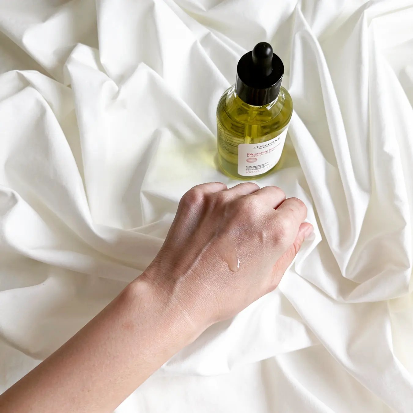 インテンシヴリペア ヘアオイル 100mL/L'OCCITANE/ヘアオイルを使ったクチコミ（3枚目）