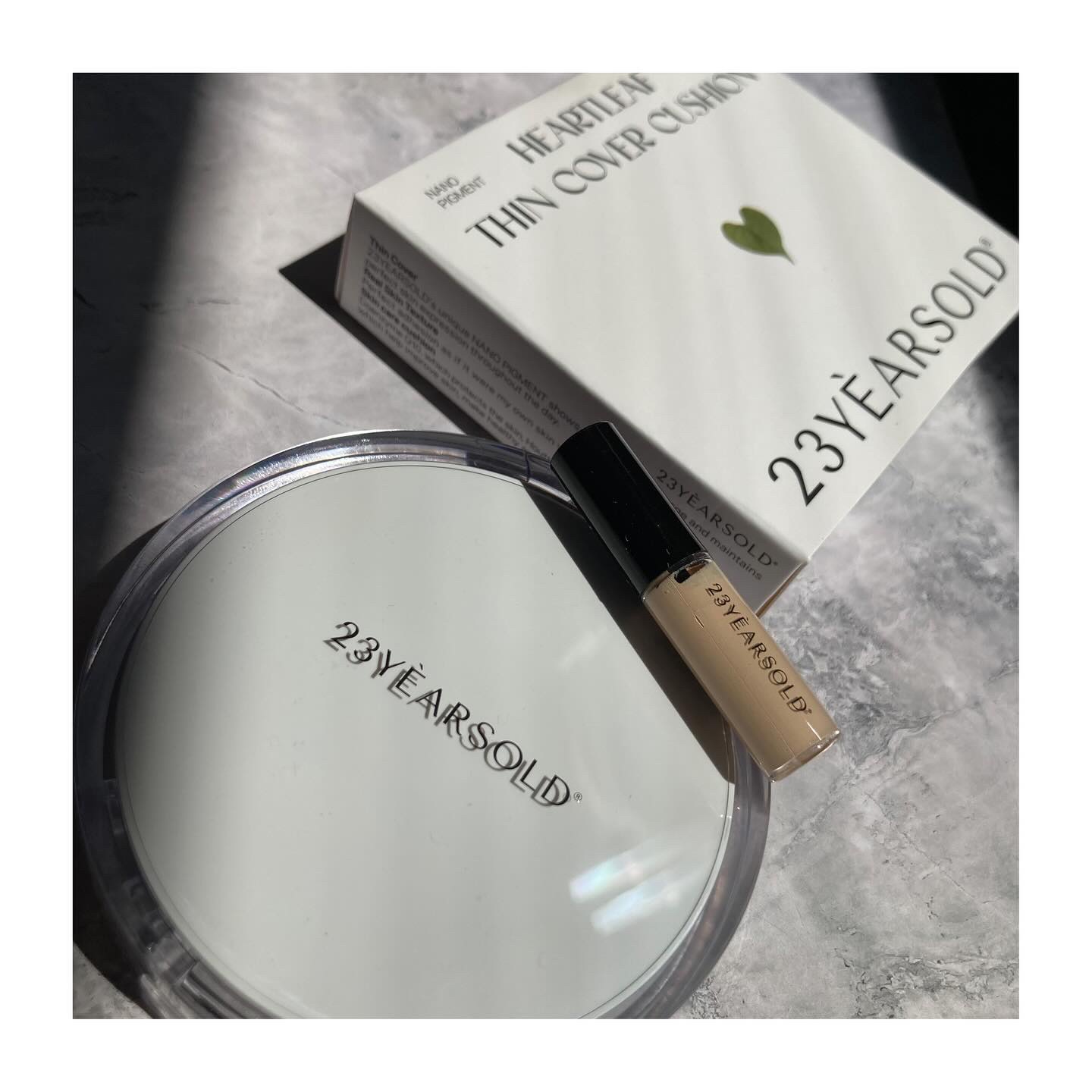 ハートリーフシーンカバークッション/23years old/クッションファンデーションを使ったクチコミ（1枚目）