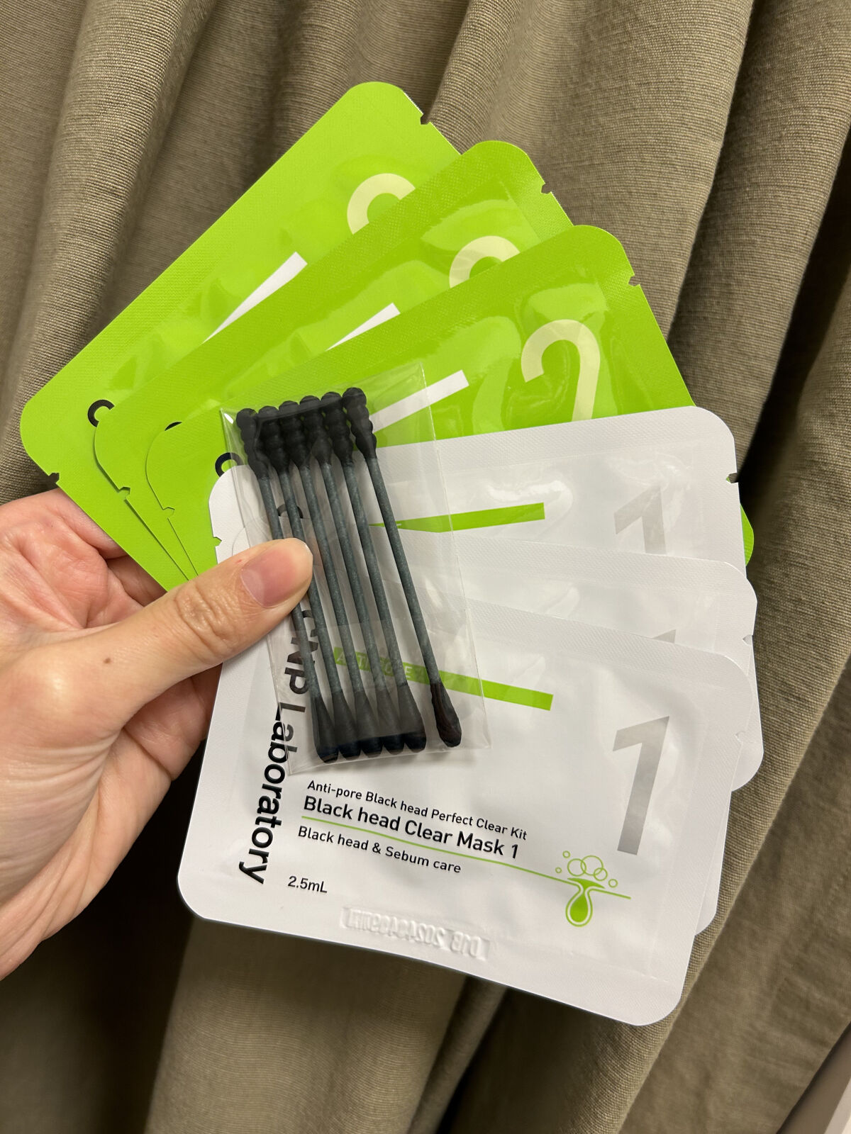 アンチポアブラックヘッドパーフェクトクリアキット/CNP Laboratory/シートマスク・パックを使ったクチコミ（2枚目）