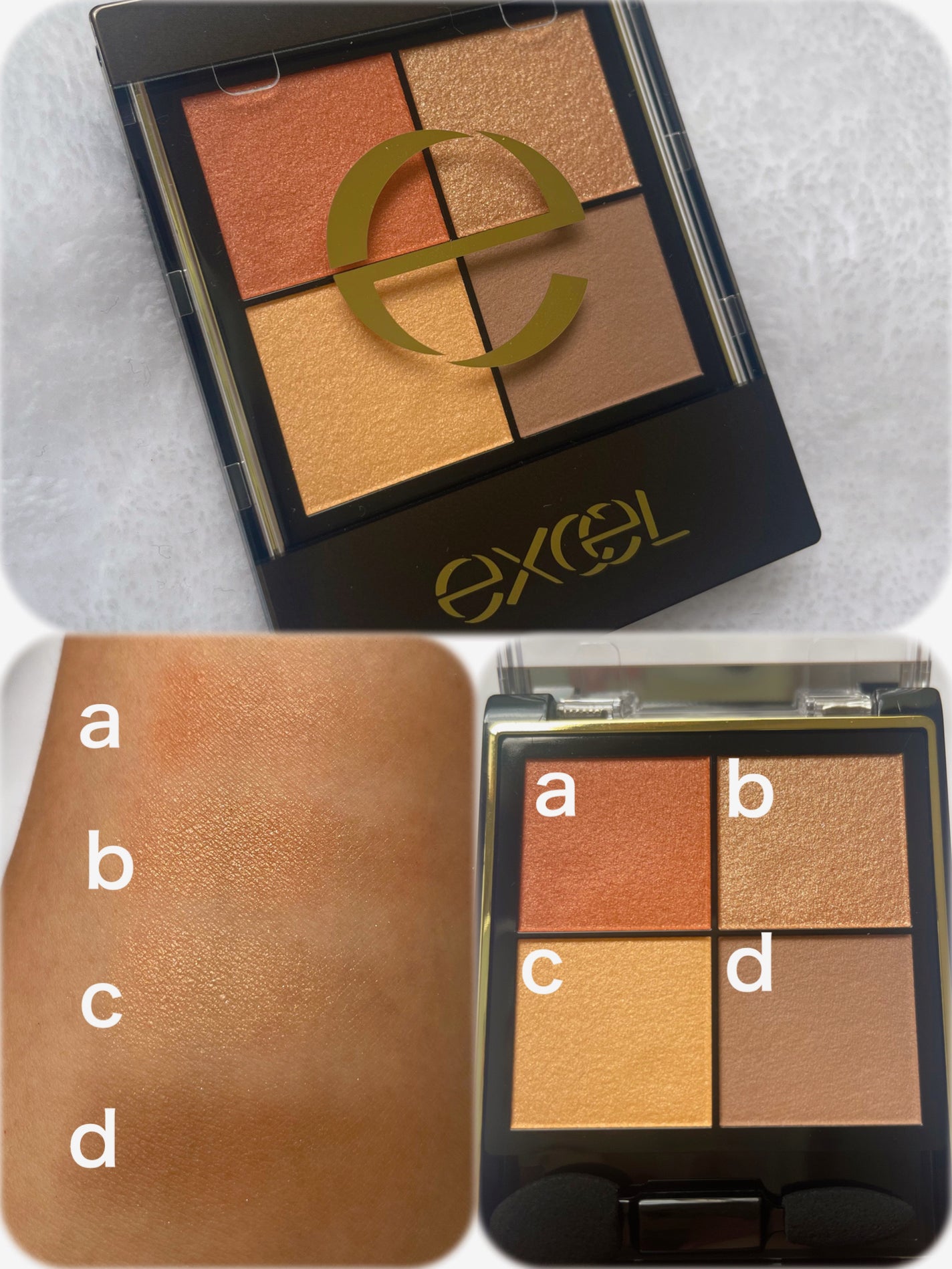 リアルクローズシャドウ/excel/アイシャドウパレットを使ったクチコミ(2枚目)