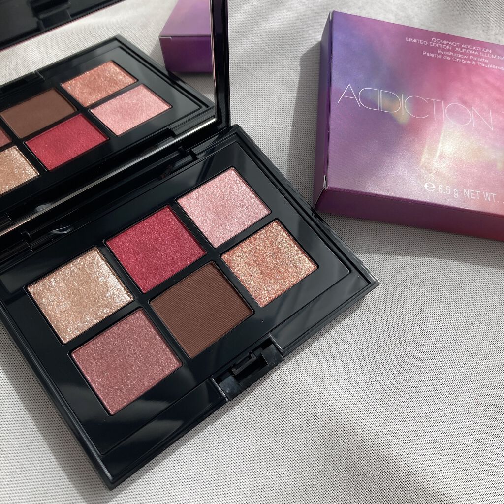 コンパクトアディクション リミテッドエディション オーロライルミネーション/ADDICTION/アイシャドウパレットを使ったクチコミ(4枚目)