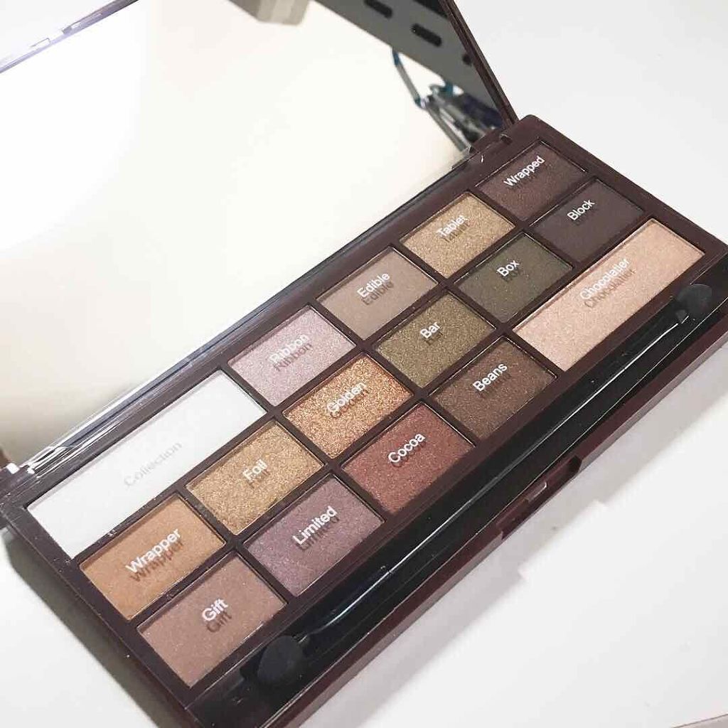 アイラブチョコレート/MAKEUP REVOLUTION/アイシャドウパレットを使ったクチコミ（2枚目）