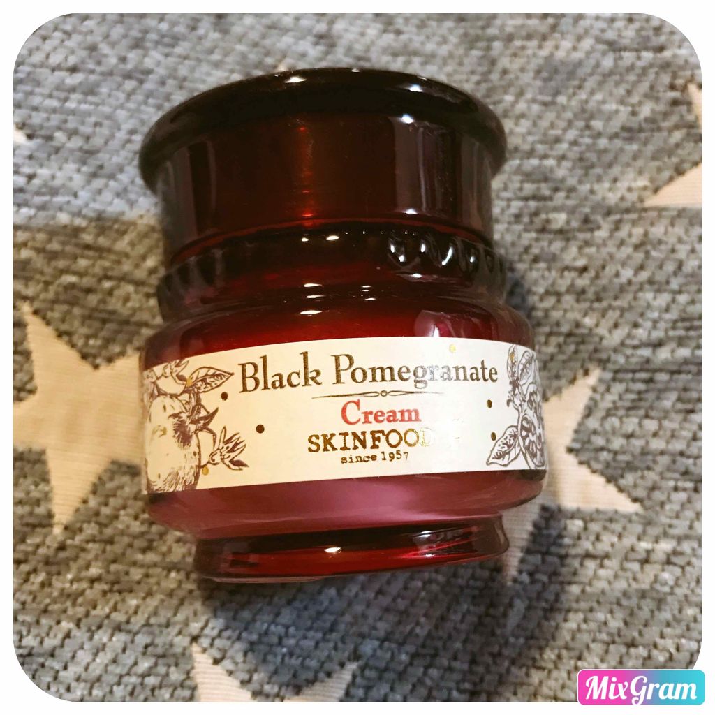 黒ザクロ クリーム/SKINFOOD/フェイスクリームを使ったクチコミ（1枚目）