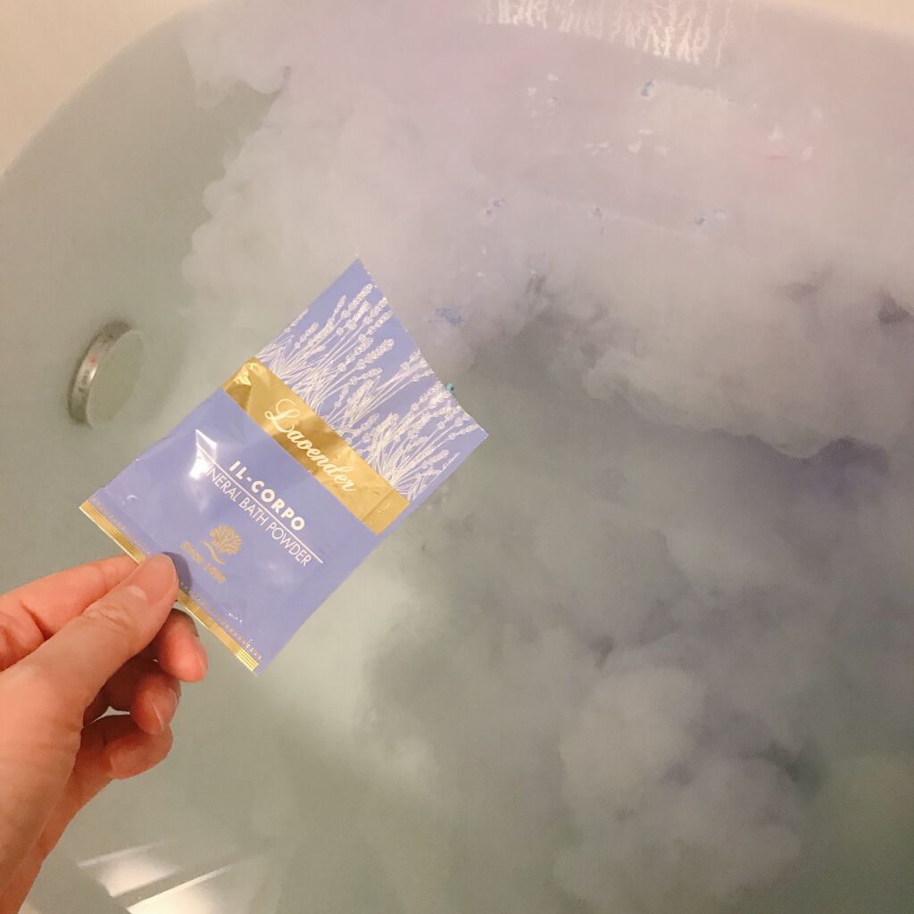 ミネラルバスパウダー グリーティングギフト/イルコルポ/入浴剤セットを使ったクチコミ（2枚目）