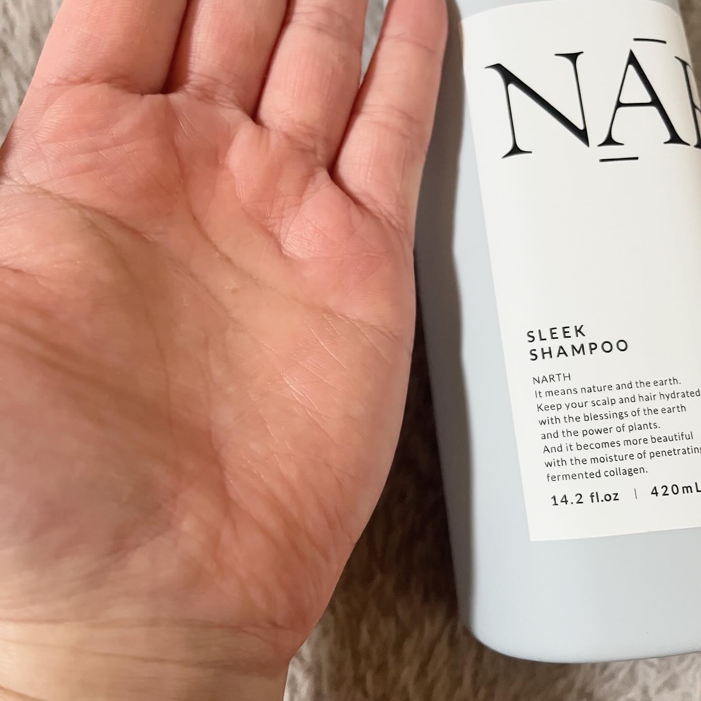 スリーク&リラックスシャンプー／トリートメント/NARTH/市販シャンプーを使ったクチコミ（3枚目）