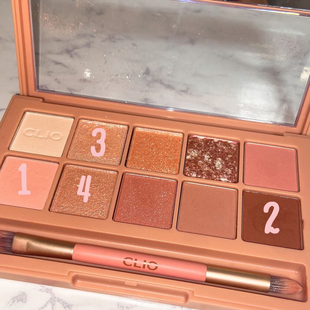 プロ アイ パレット/CLIO/アイシャドウパレットを使ったクチコミ(2枚目)