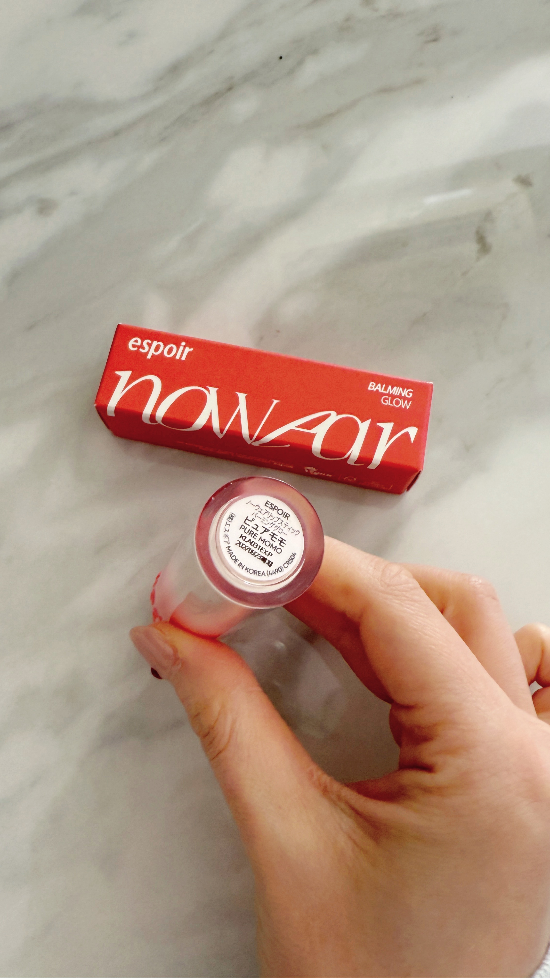 ノーウェアリップスティック バーミンググロー/espoir/口紅を使ったクチコミ（3枚目）