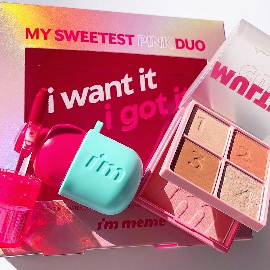 カラーキーリングウォータージェルティント/i’m meme/リップティントを使ったクチコミ(4枚目)