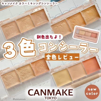 カラーミキシングコンシーラー/キャンメイク/パレットコンシーラーを使ったクチコミ(1枚目)