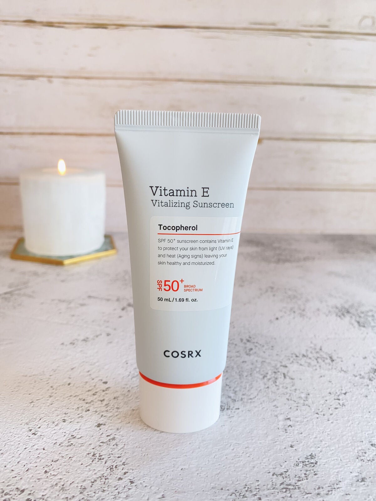 ビタミンEバイタライジングUVクリーム SFP50+/COSRX/日焼け止めクリームを使ったクチコミ(4枚目)