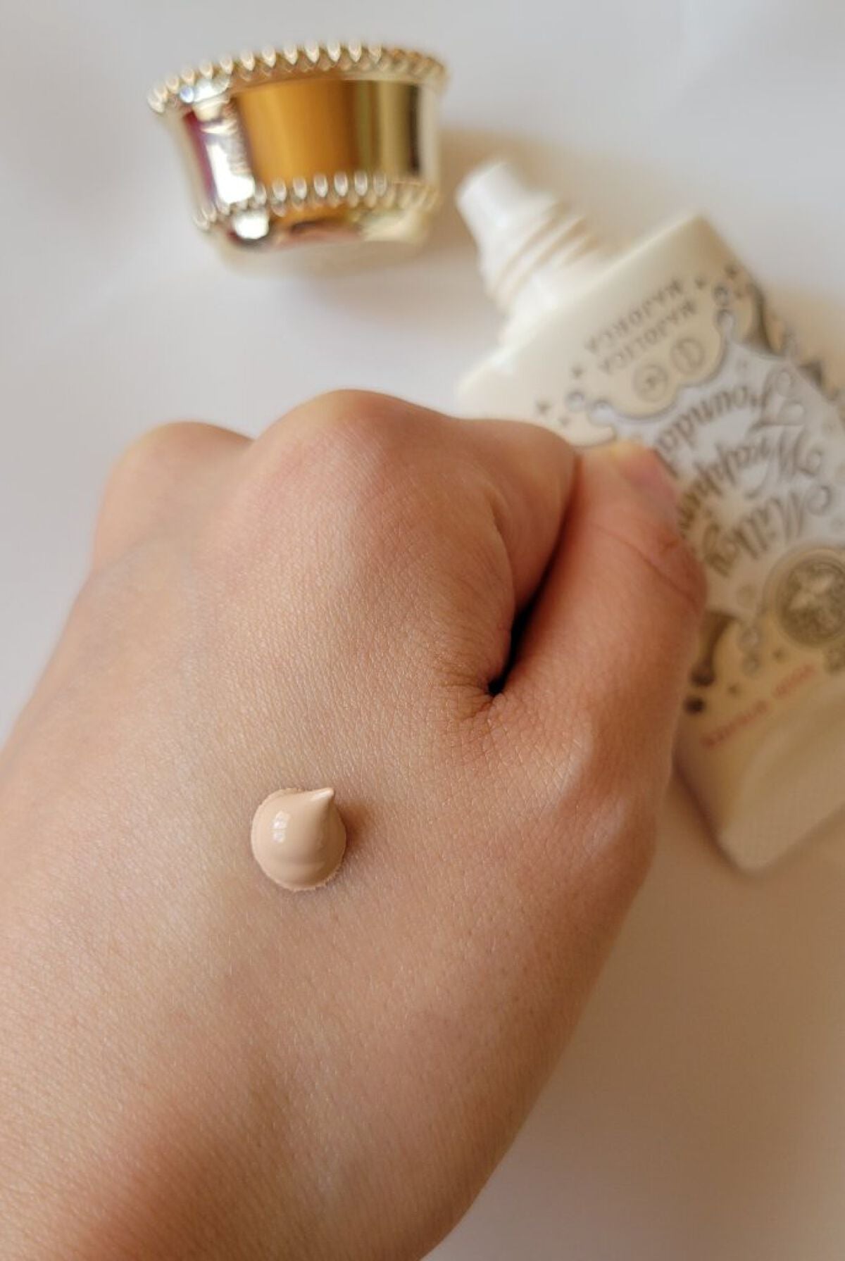 ミルキーラッピングファンデ/MAJOLICA MAJORCA/リキッドファンデーションを使ったクチコミ(2枚目)