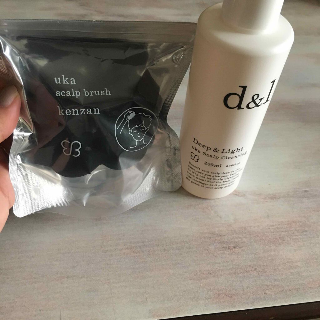 ウカスカルプクレンジング ディープ＆ライト/uka/頭皮クレンジングを使ったクチコミ（1枚目）