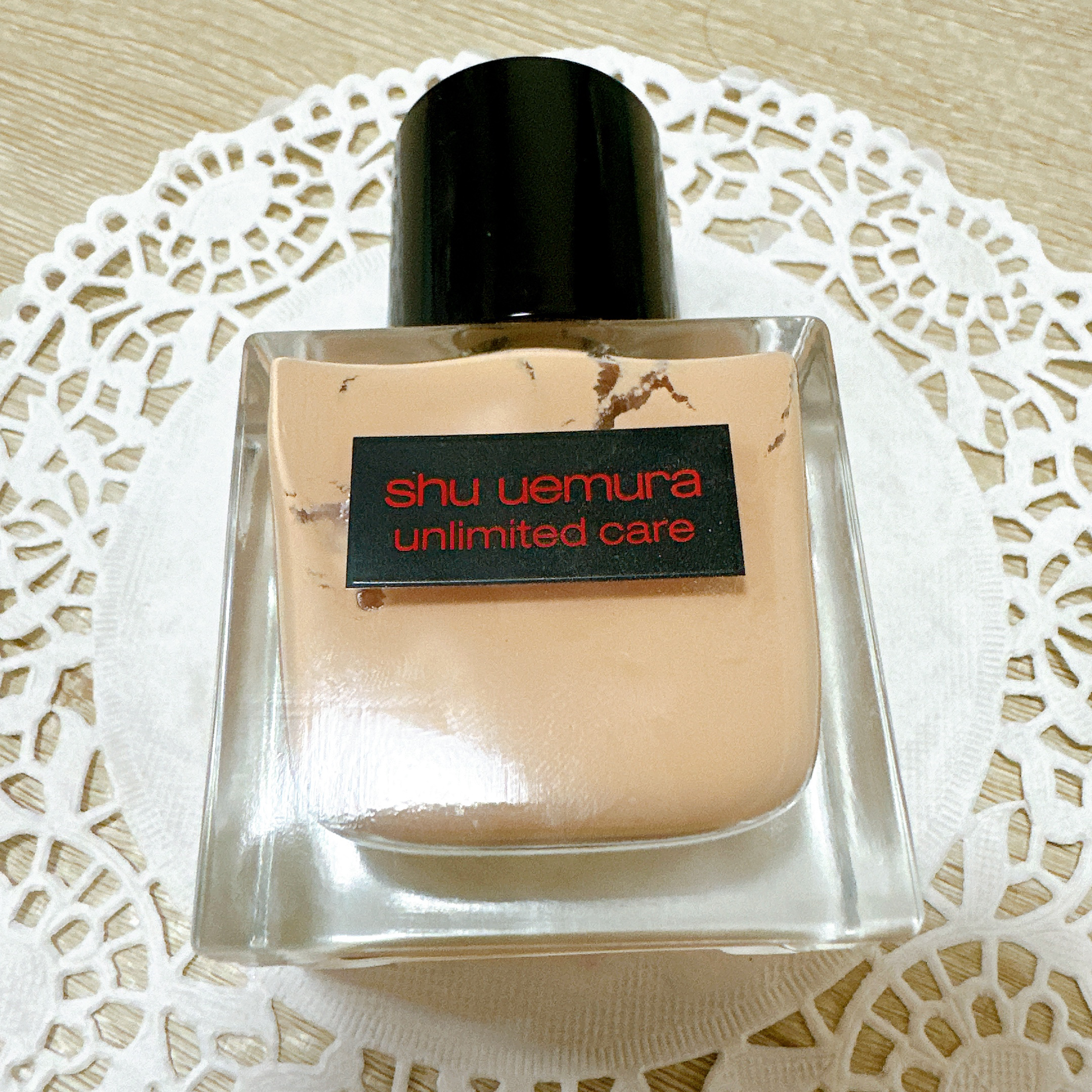 アンリミテッド ケア ツヤ セラム ファンデーション/shu uemura/リキッドファンデーションを使ったクチコミ（2枚目）