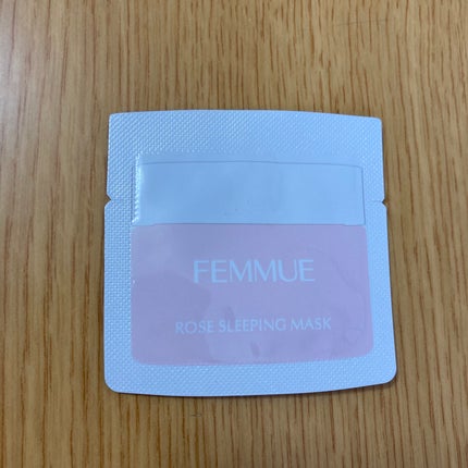 ローズウォーター スリーピングマスク/FEMMUE/フェイスクリームを使ったクチコミ(2枚目)