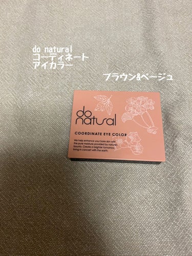 コーディネート アイ カラー/do natural/パウダーアイシャドウを使ったクチコミ（1枚目）