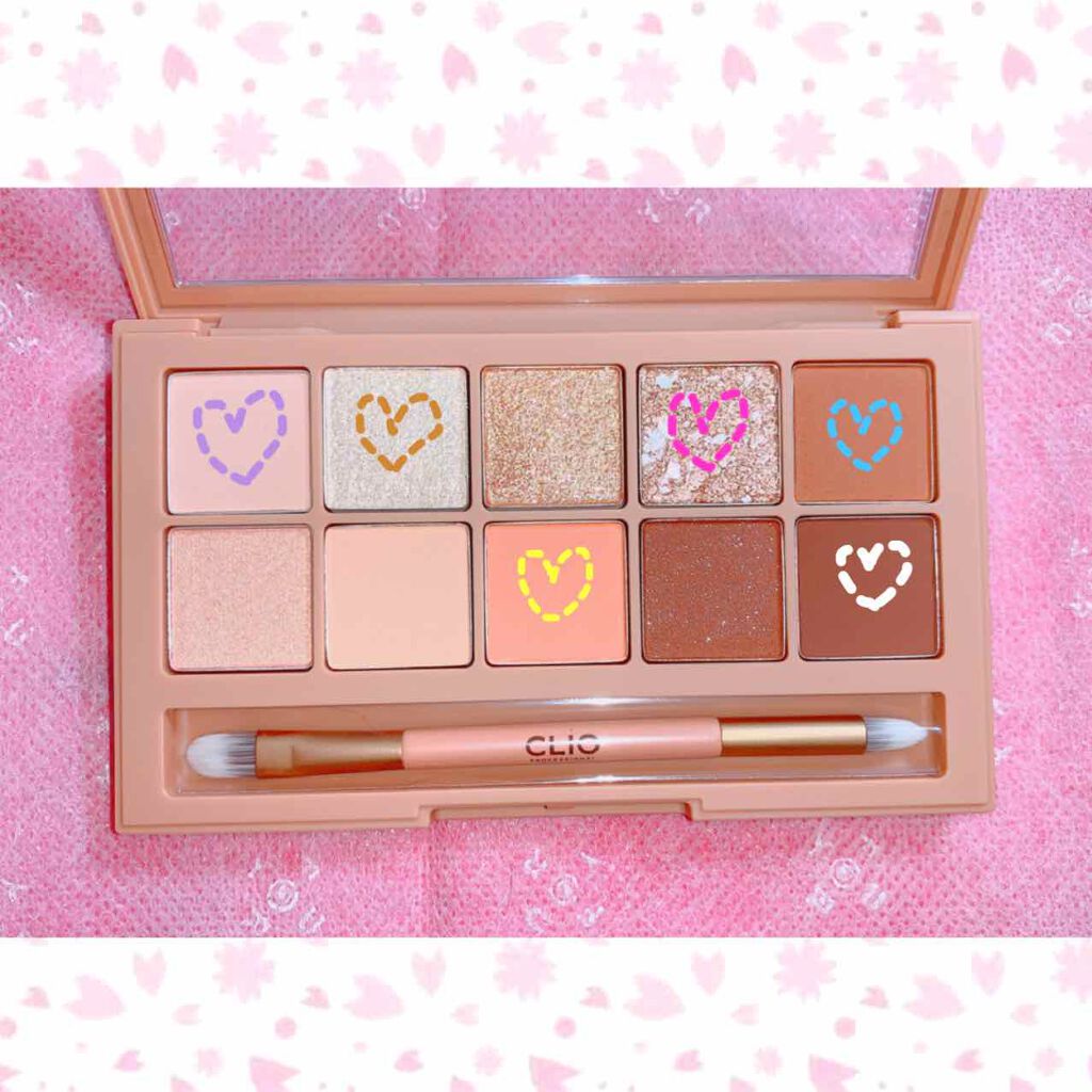 プロ アイ パレット/CLIO/アイシャドウパレットを使ったクチコミ（3枚目）