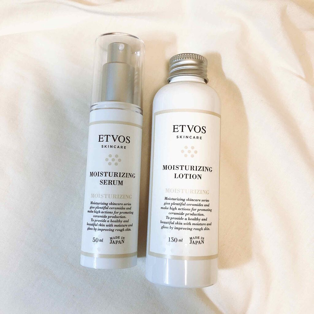 T☆ on LIPS 「#ETVOS#スキンケア#高保湿#乾燥肌#敏感肌#最近の超お気..」(1枚目)