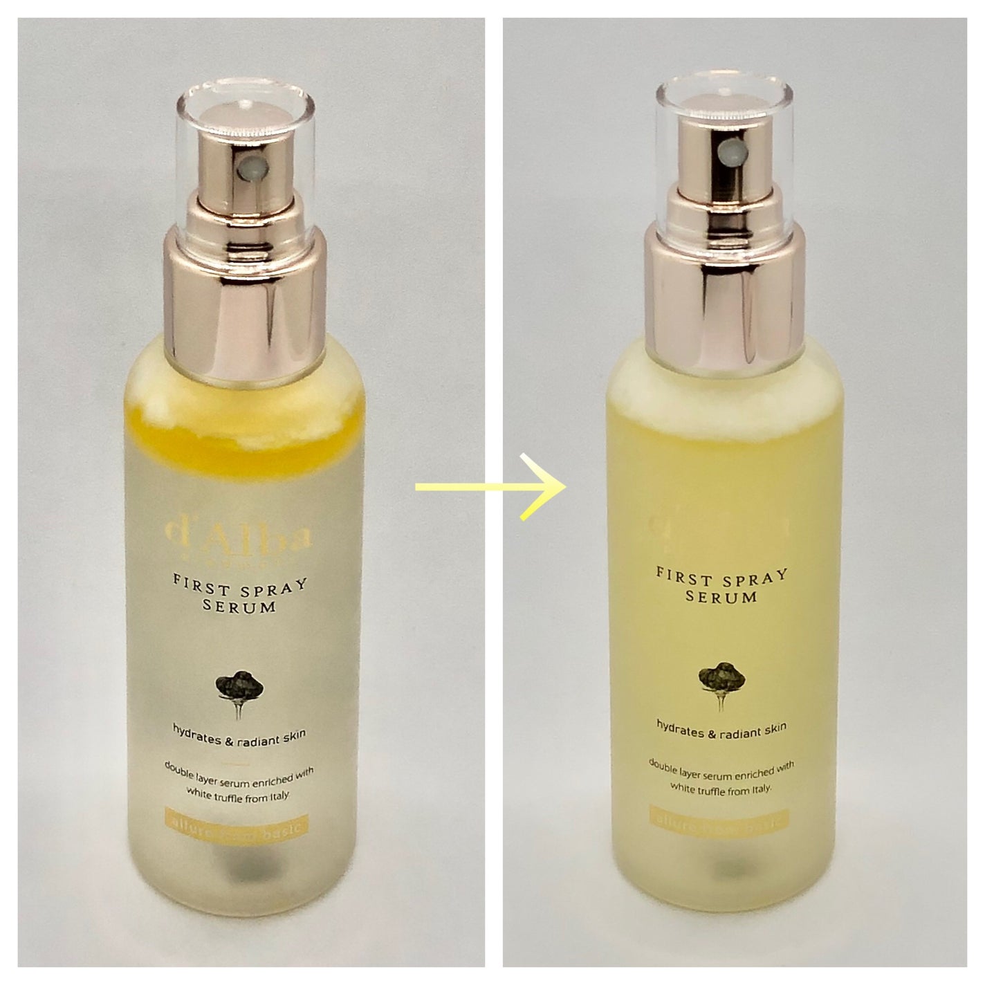 ダルバ ホワイトトリュフファーストスプレーセラム/ダルバ/ミスト状化粧水を使ったクチコミ(3枚目)