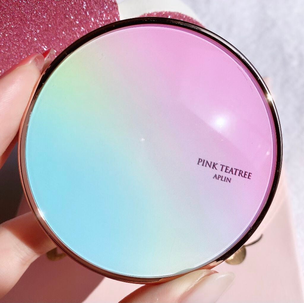 ピンクティーツリーカバークッション/APLIN/クッションファンデーションを使ったクチコミ(2枚目)