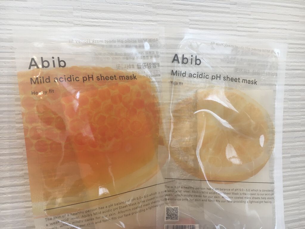 弱酸性pHシートマスク ハニーフィット/Abib /シートマスク・パックを使ったクチコミ（1枚目）