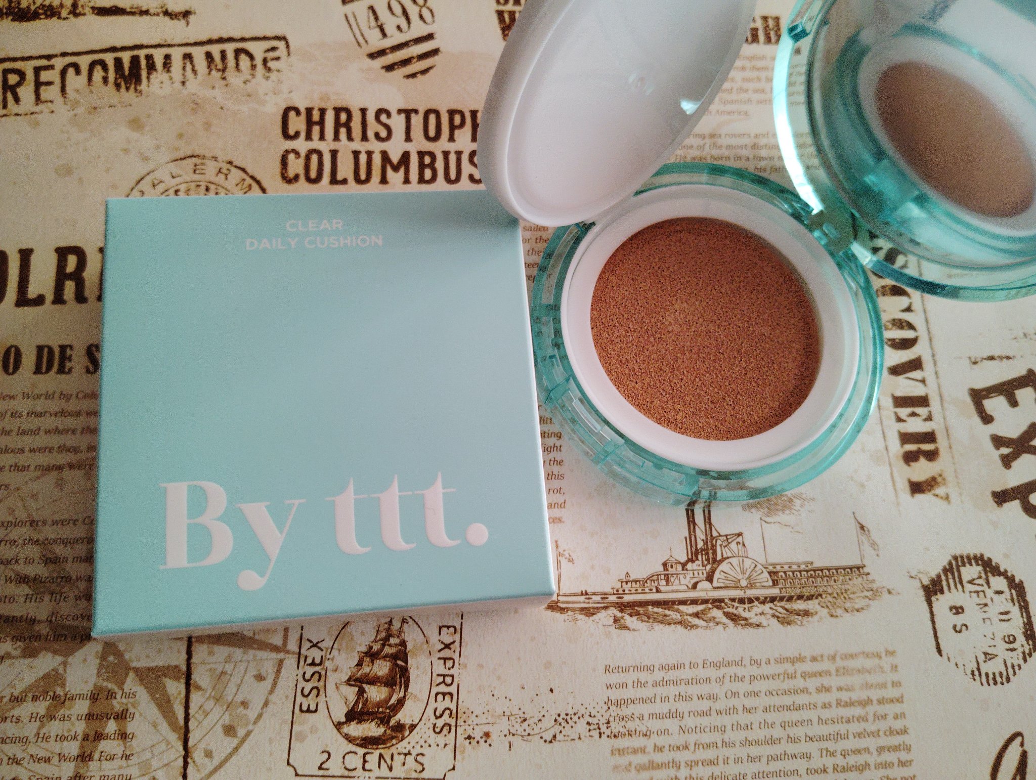 クリアデイリークッション/By ttt./クッションファンデーションを使ったクチコミ（1枚目）