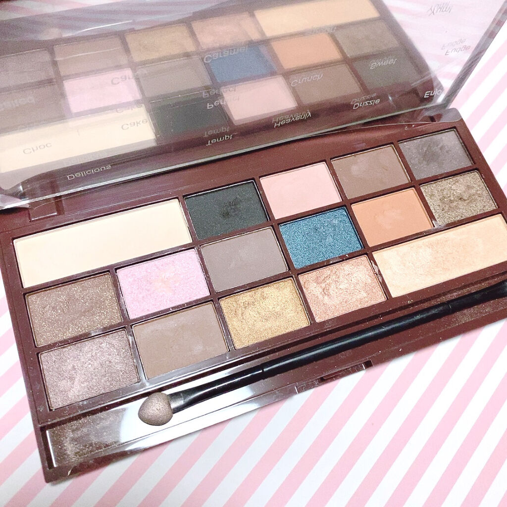 アイラブチョコレート/MAKEUP REVOLUTION/アイシャドウパレットを使ったクチコミ（2枚目）