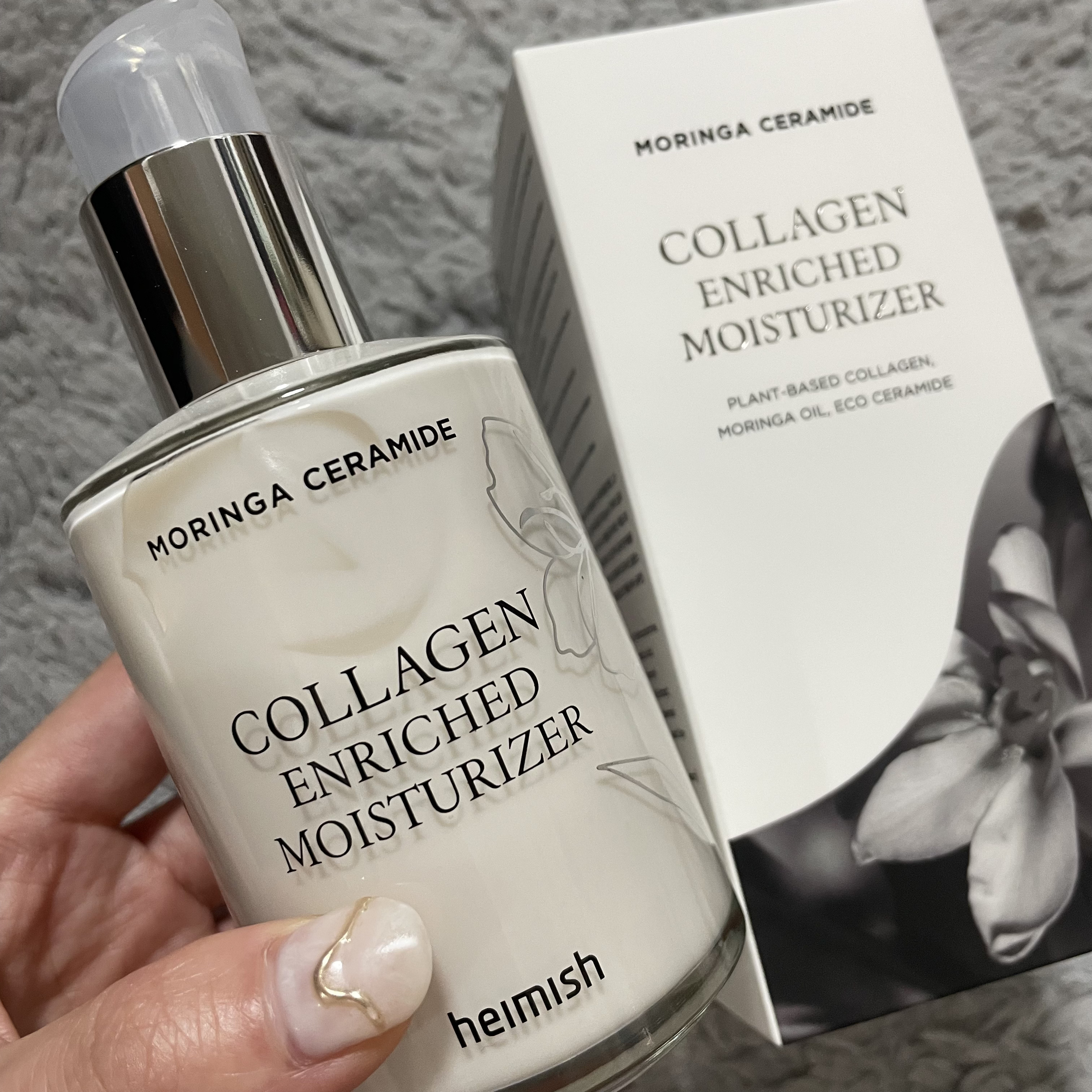 モリンガ セラミド コラーゲン エンリッチド モイスチャライザー/heimish/乳液を使ったクチコミ（1枚目）