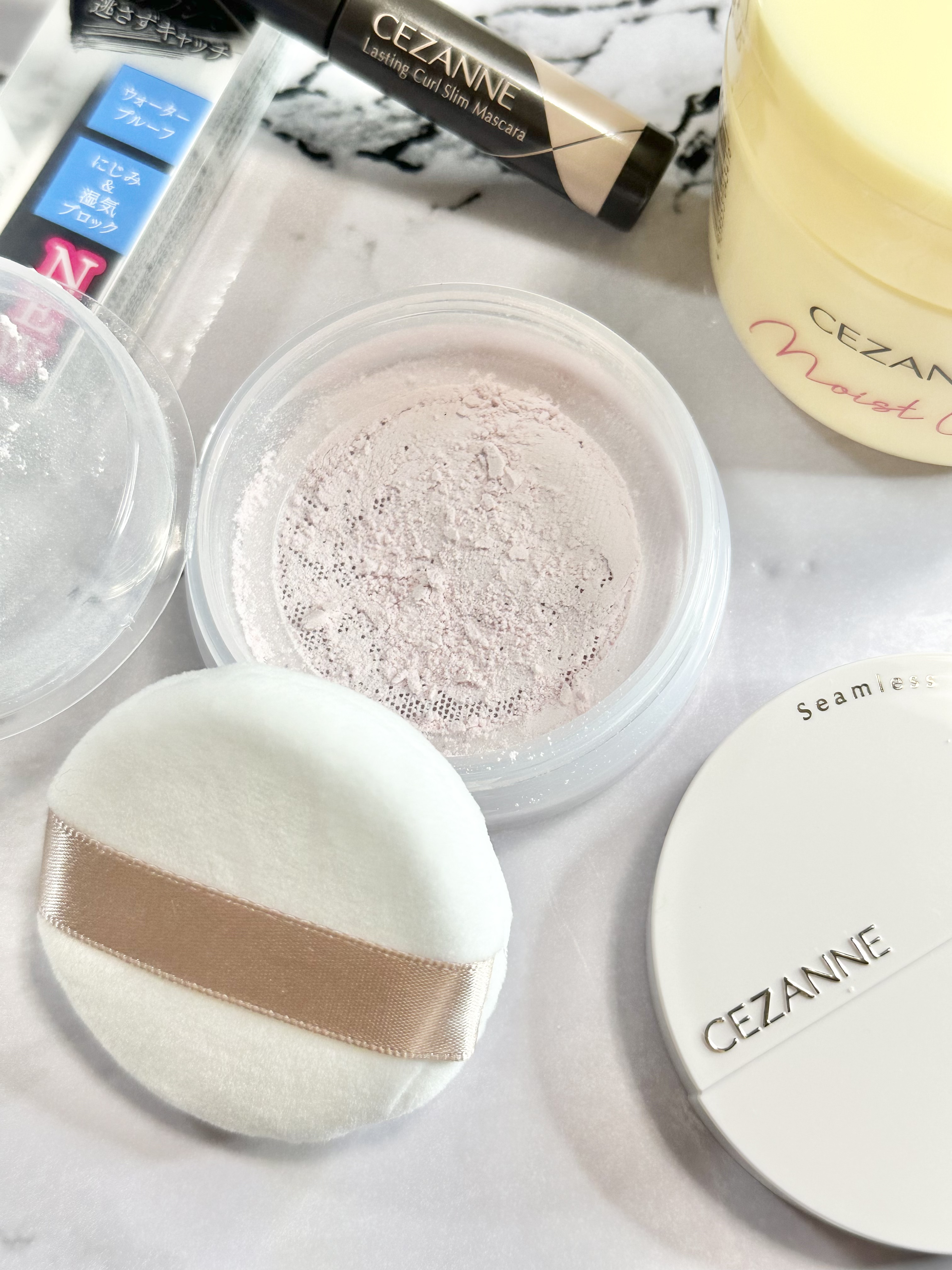 シームレスカバーパウダー/CEZANNE/フェイスパウダーを使ったクチコミ（1枚目）