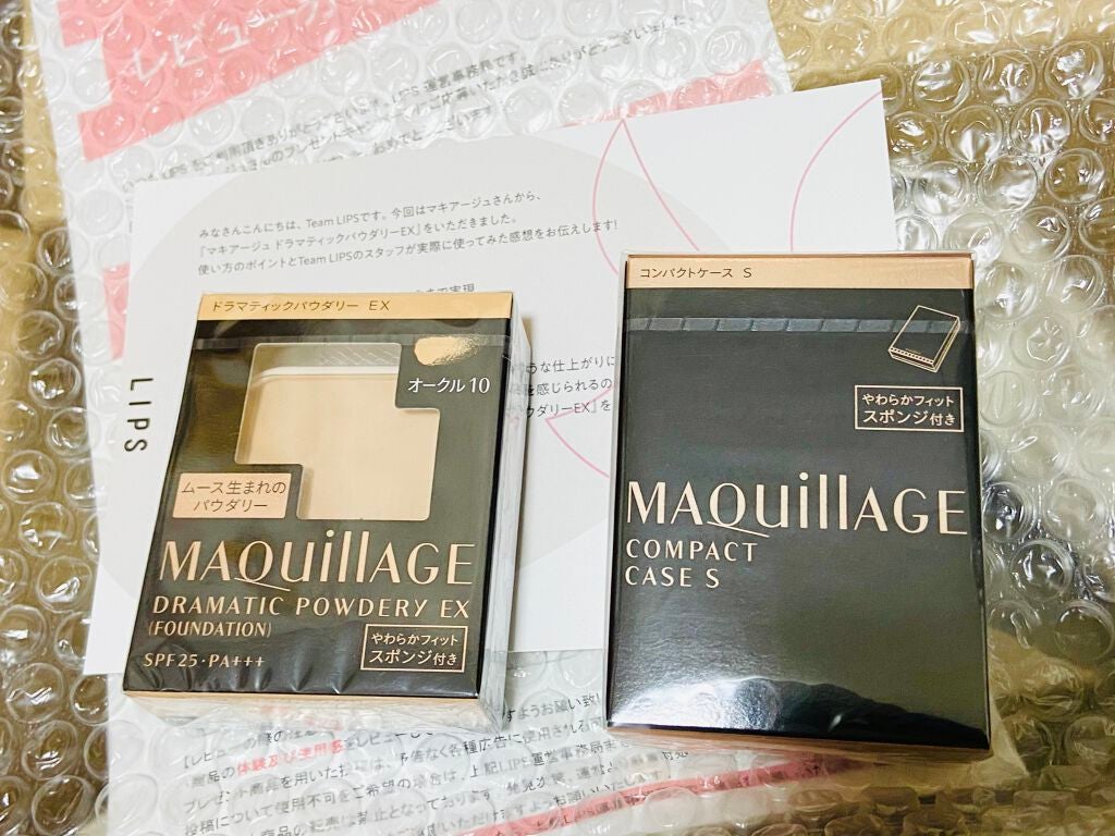 ドラマティックパウダリー EX/マキアージュ/パウダーファンデーションを使ったクチコミ(1枚目)