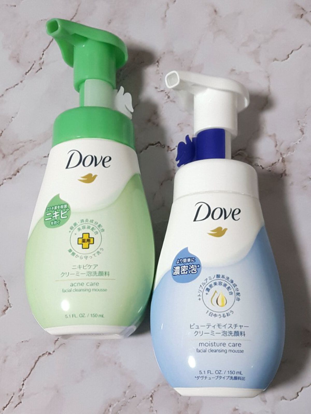 ニキビケア クリーミー泡洗顔料 ポンプ(150ml)/ダヴ/泡洗顔を使ったクチコミ（1枚目）