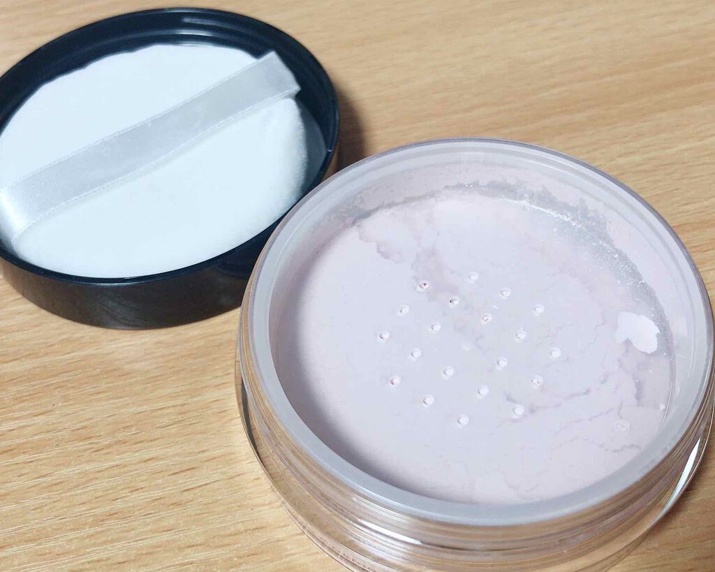 ミネラルパウダーヴェール 02 ピンクヴェール/MiMC/ルースパウダーを使ったクチコミ（1枚目）