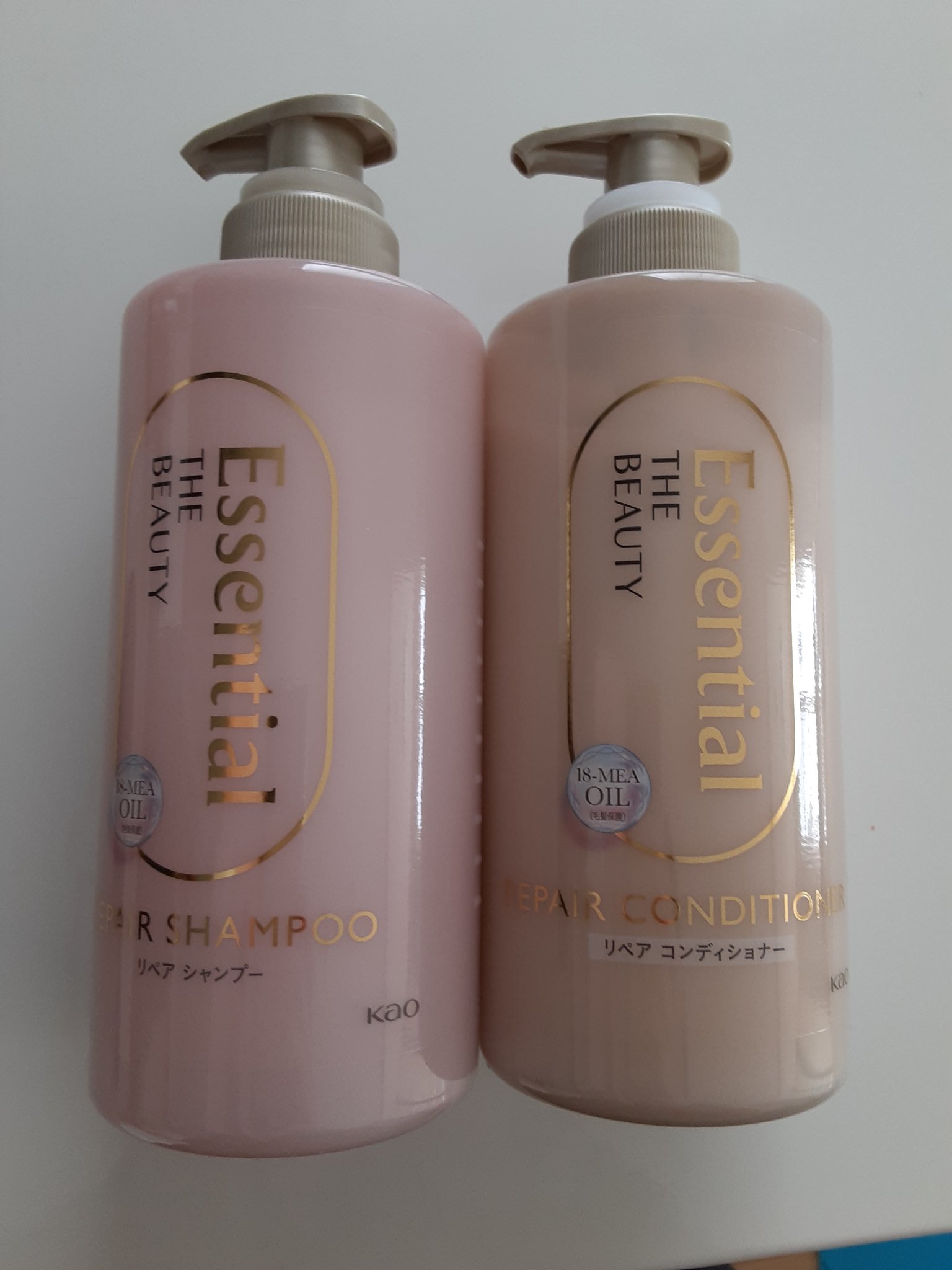 ザビューティ リペアシャンプー・コンディショナー/エッセンシャル/市販シャンプーを使ったクチコミ（1枚目）