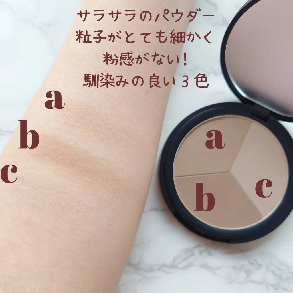 トリプルコントアパレット /heme/シェーディングを使ったクチコミ(2枚目)