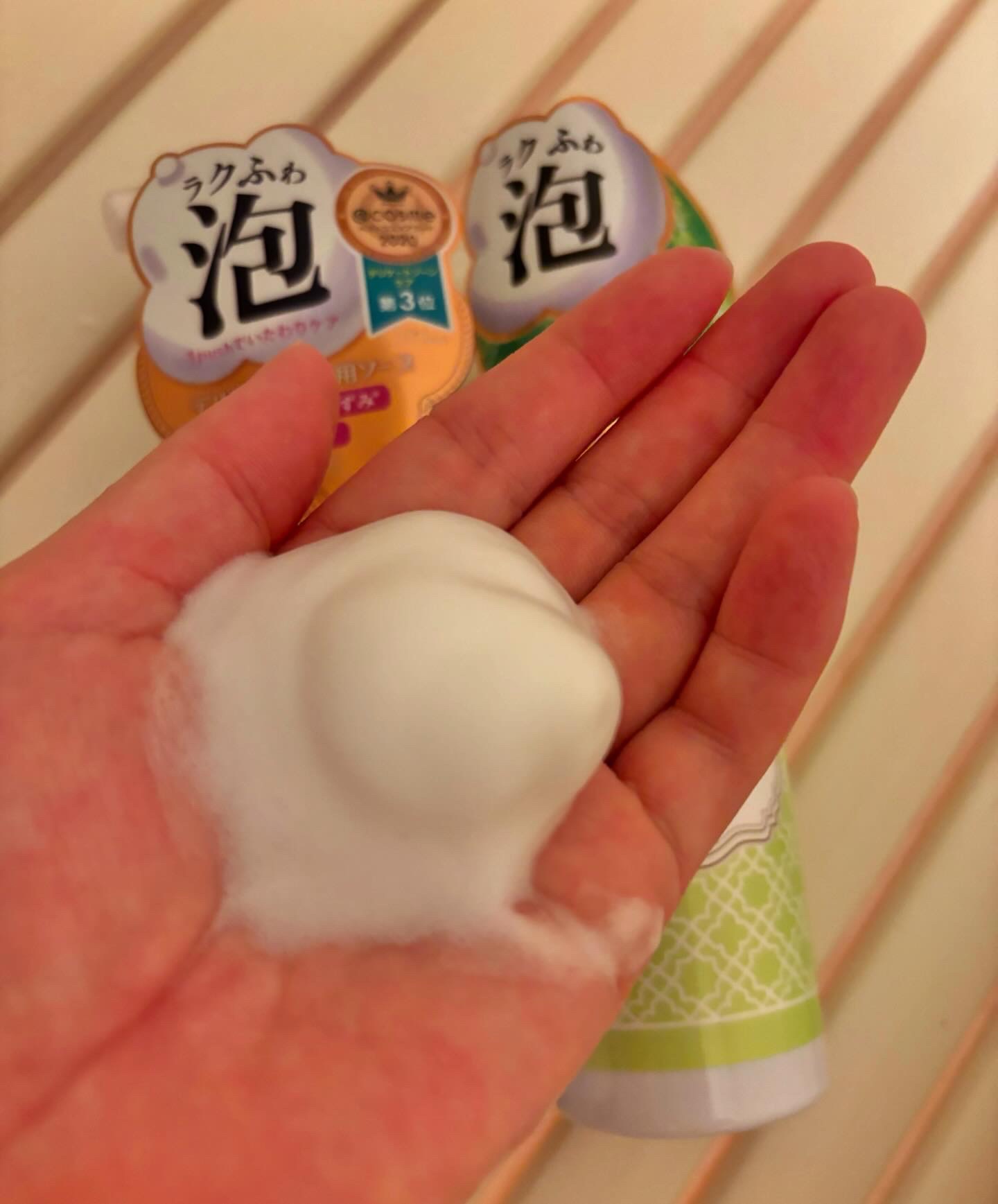 スウィートボディ デリケートウォッシュ ピュアシャボンの香り/スウィートボディ/デリケートゾーンケアを使ったクチコミ（2枚目）