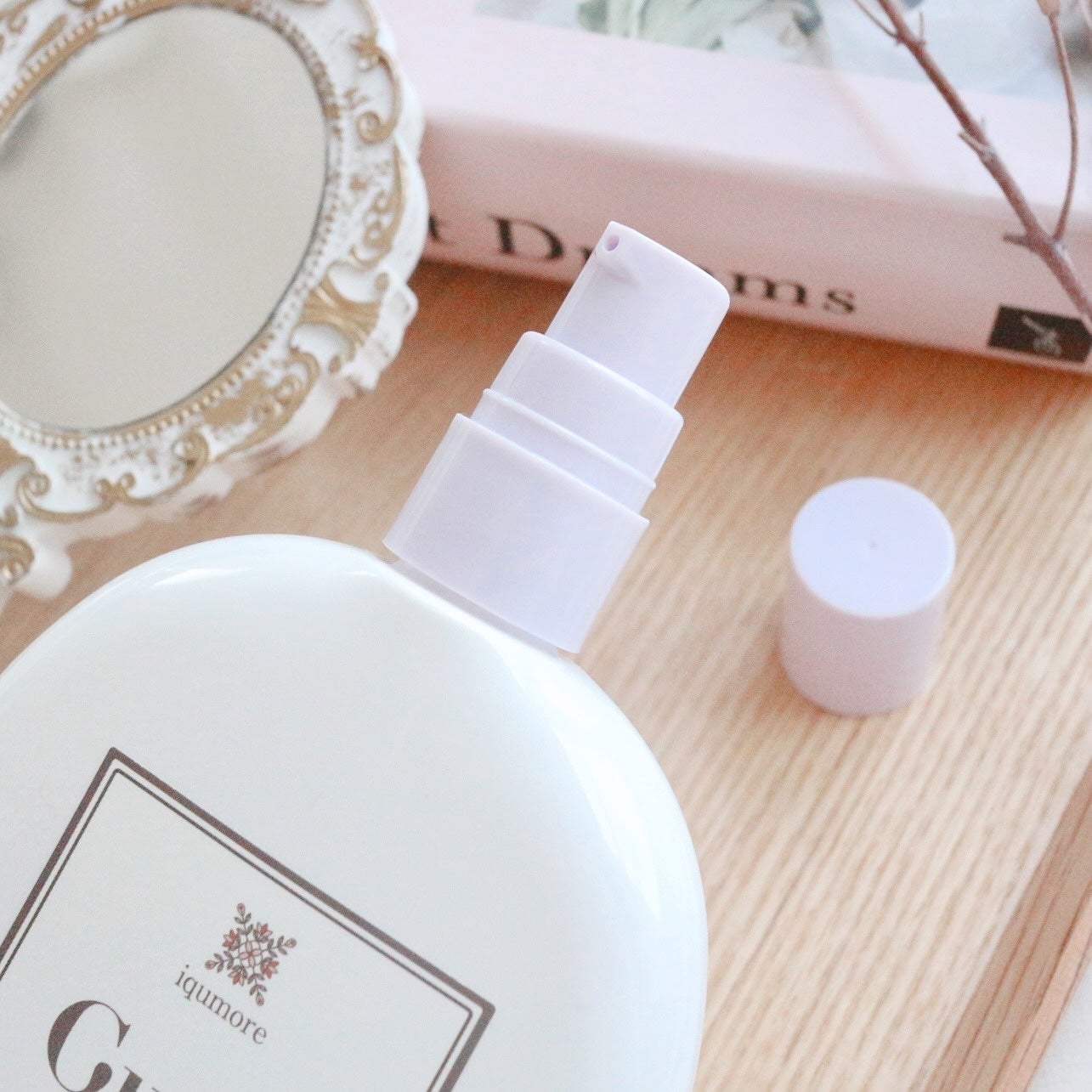 イクモアキュートミルキィオイル/iqumore/ヘアオイルを使ったクチコミ(4枚目)