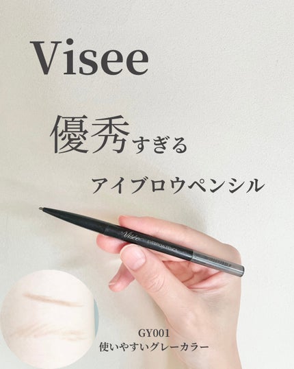 リシェ アイブロウペンシルS GY001 グレー/Visée/アイブロウペンシルを使ったクチコミ(1枚目)
