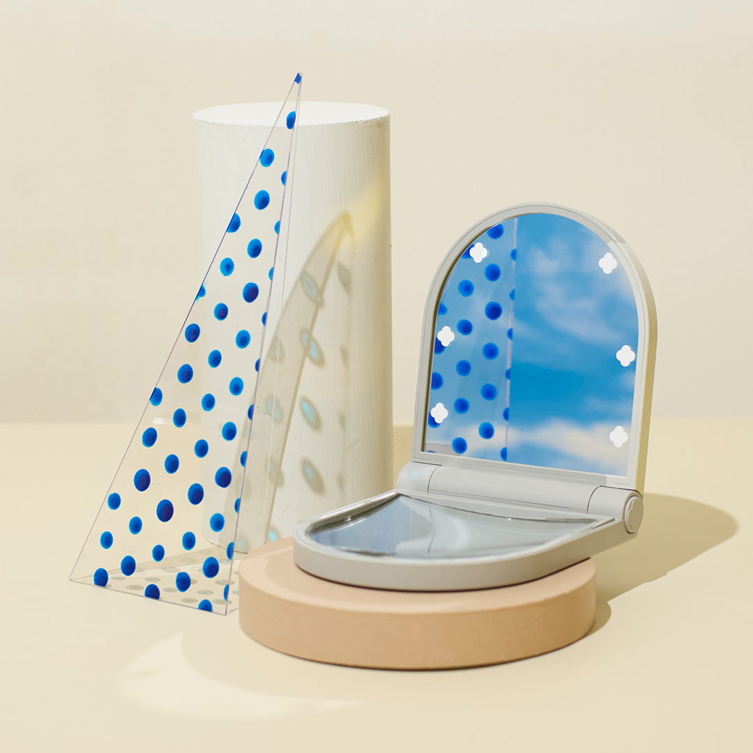 KOBAKO コスメティックミラー/貝印/その他化粧小物を使ったクチコミ（1枚目）