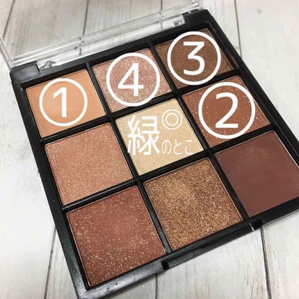 UR GLAM BLOOMING EYE COLOR PALETTE/U R GLAM/アイシャドウパレットを使ったクチコミ(3枚目)