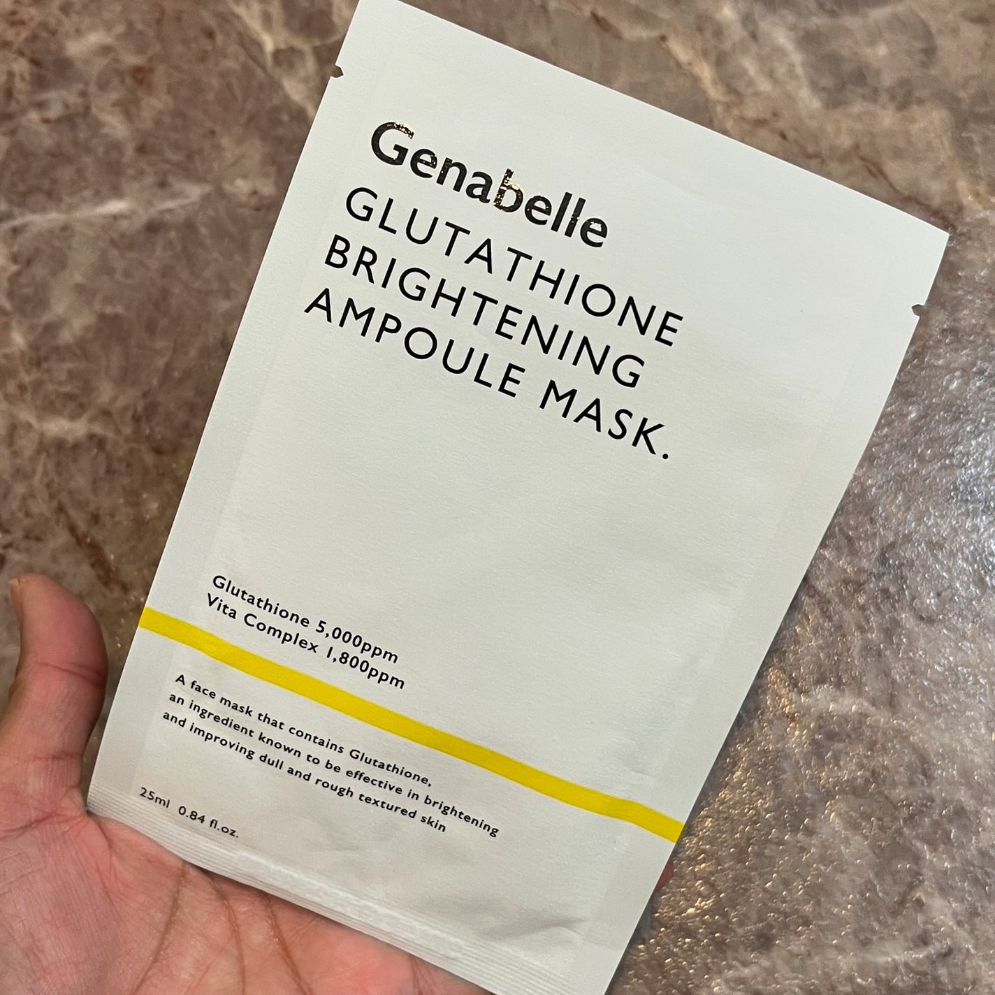 グルタチオンブアンプルマスク/Genabelle/シートマスク・パックを使ったクチコミ(1枚目)
