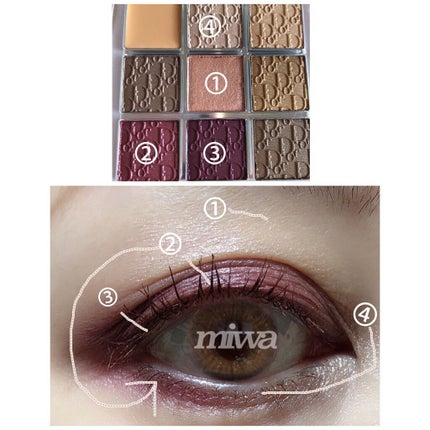 ディオール バックステージ アイ パレット/Dior/アイシャドウパレットを使ったクチコミ(5枚目)