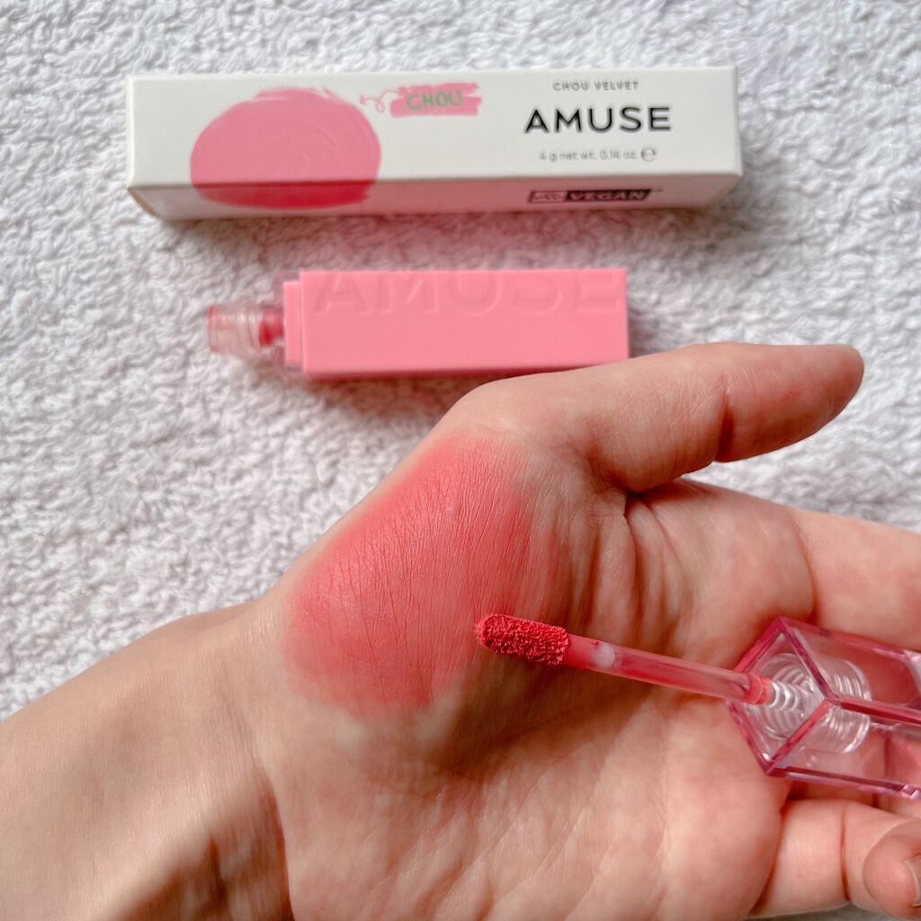 シューベルベット/AMUSE/口紅を使ったクチコミ(3枚目)