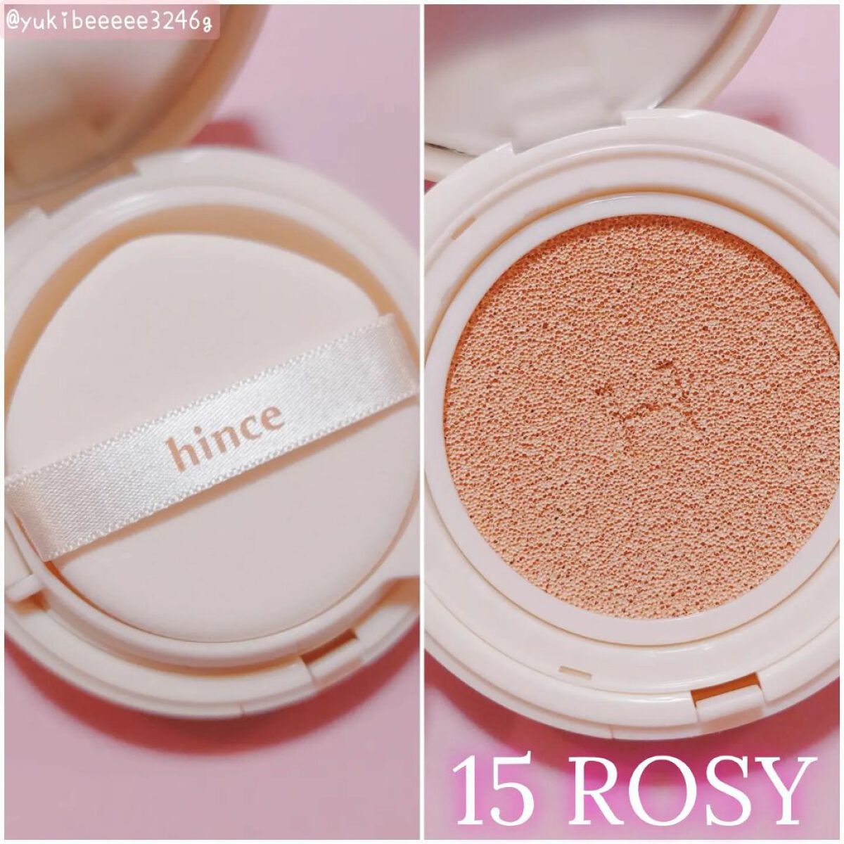 セカンドスキングロウクッション/hince/クッションファンデーションを使ったクチコミ(2枚目)