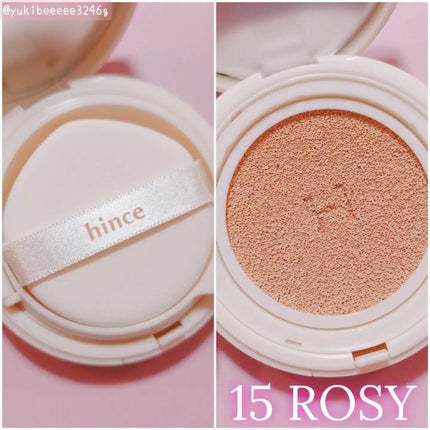 セカンドスキングロウクッション/hince/クッションファンデーションを使ったクチコミ(2枚目)