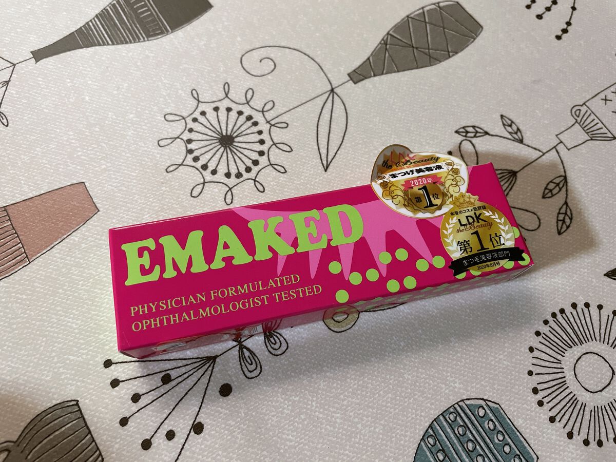 EMAKED(エマーキット)/水橋保寿堂製薬/まつげ美容液を使ったクチコミ(1枚目)