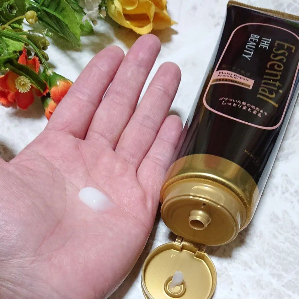 THE BEAUTY 髪のキメ美容プレミアムトリートメント＜モイストリペアプレミアム＞/エッセンシャル/洗い流すヘアトリートメントを使ったクチコミ（3枚目）