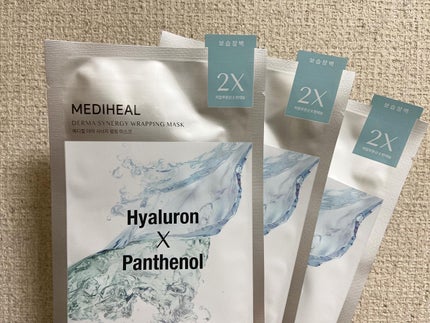 ダーマシナジーラッピングマスク保湿バリア(ヒアルロン×パンテノール)/MEDIHEAL/シートマスク・パックを使ったクチコミ(4枚目)