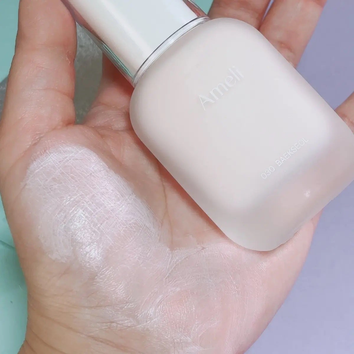 トーンアップベースデイリーファンデーション 白雪/Ameli/リキッドファンデーションを使ったクチコミ(4枚目)