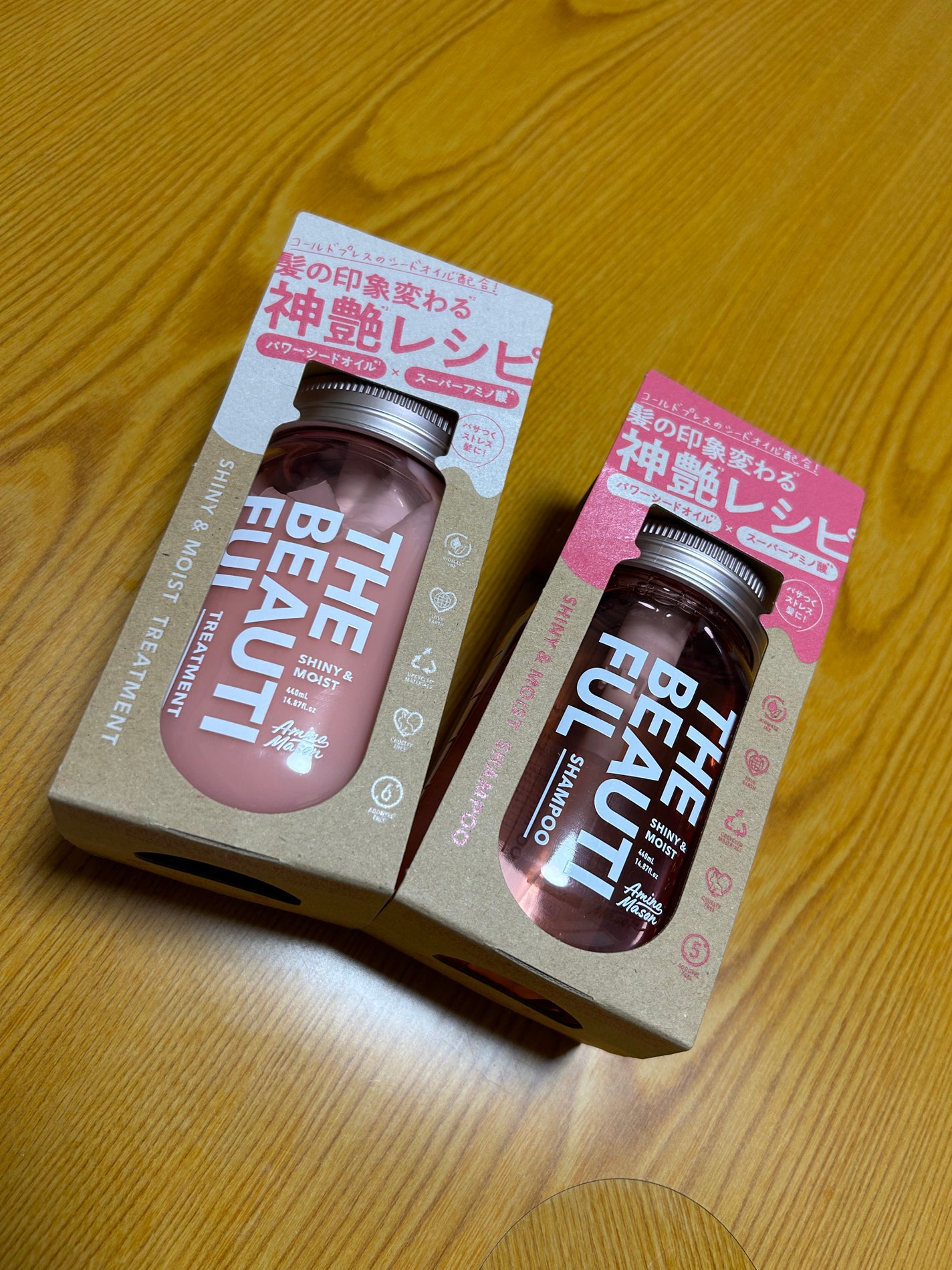 シャイニー&モイスト シャンプー/ヘアトリートメント/アミノメイソン/市販シャンプーを使ったクチコミ(1枚目)